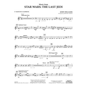 Music from Star Wars: The Last Jedi - Eb Baritone Saxophone