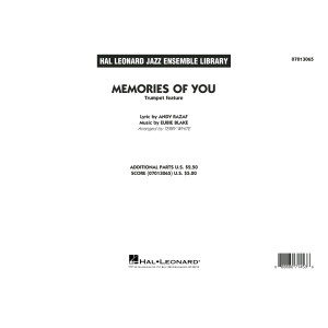 Memories of You (Trumpet Feature) - Conductor Score (Full Score)