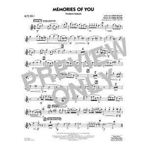 Memories of You (Trumpet Feature) - Alto Sax 1