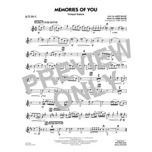 Memories of You (Trumpet Feature) - Alto Sax 2