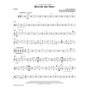 Rewrite The Stars (arr. Roger Emerson) - Drums