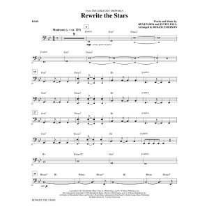 Rewrite The Stars (arr. Roger Emerson) - Bass