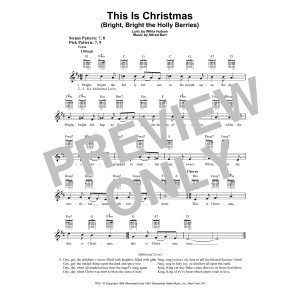 This Is Christmas (Bright, Bright The Holly Berries)