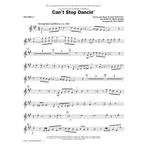 Can't Stop Dancin' - Trumpet 1