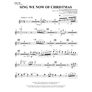 Sing We Now Of Christmas (from Morning Star) - Flute 1 & 2 (Piccolo)