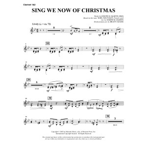 Sing We Now Of Christmas (from Morning Star) - Bb Clarinet 1 & 2