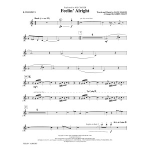 Feelin' Alright - Bb Trumpet 1
