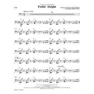 Feelin' Alright - Bass