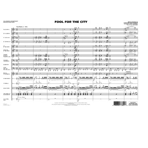 Fool For The City - Conductor Score (Full Score)