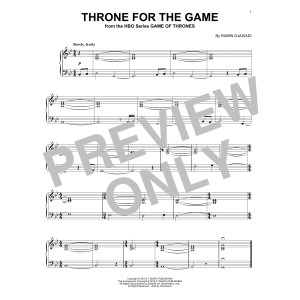Throne For The Game (from Game of Thrones)
