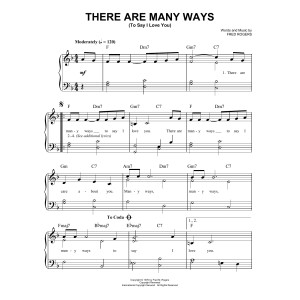 There Are Many Ways (To Say I Love You)
