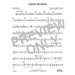 Green Bushes - Percussion 1