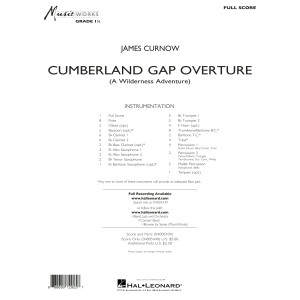 Cumberland Gap Overture (A Wilderness Adventure) - Conductor Score (Full Score)
