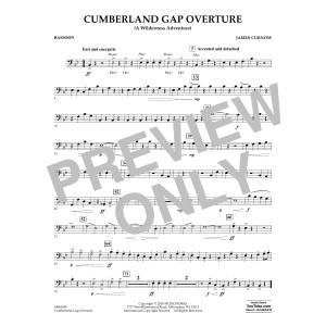 Cumberland Gap Overture (A Wilderness Adventure) - Bassoon