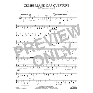 Cumberland Gap Overture (A Wilderness Adventure) - Bb Bass Clarinet