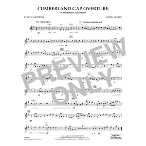 Cumberland Gap Overture (A Wilderness Adventure) - Eb Alto Saxophone 1
