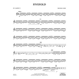 Fivefold - Bb Clarinet 3