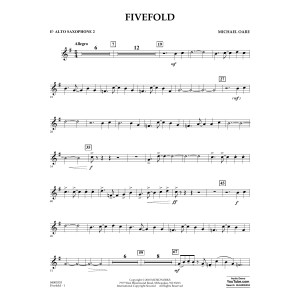 Fivefold - Eb Alto Saxophone 2