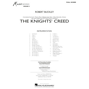 The Knights' Creed - Conductor Score (Full Score)