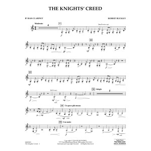 The Knights' Creed - Bb Bass Clarinet