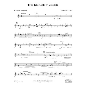 The Knights' Creed - Eb Alto Saxophone 1