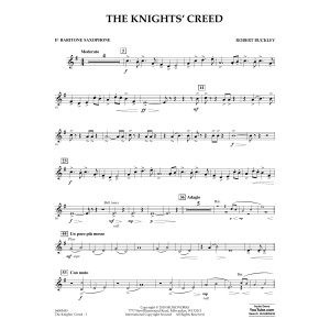 The Knights' Creed - Eb Baritone Saxophone