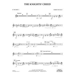 The Knights' Creed - Bb Trumpet 1