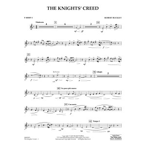 The Knights' Creed - F Horn 1