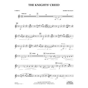 The Knights' Creed - F Horn 2