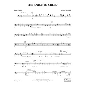 The Knights' Creed - Baritone B.C.