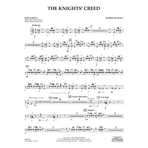 The Knights' Creed - Percussion 1