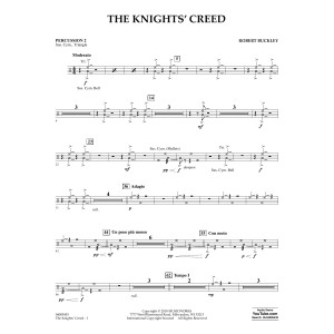The Knights' Creed - Percussion 2