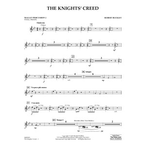 The Knights' Creed - Mallet Percussion 2