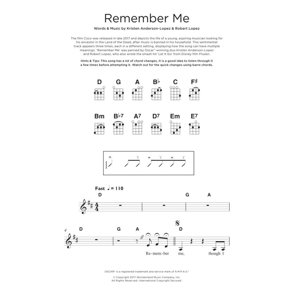 Remember Me (Ernesto de la Cruz) (from Coco)