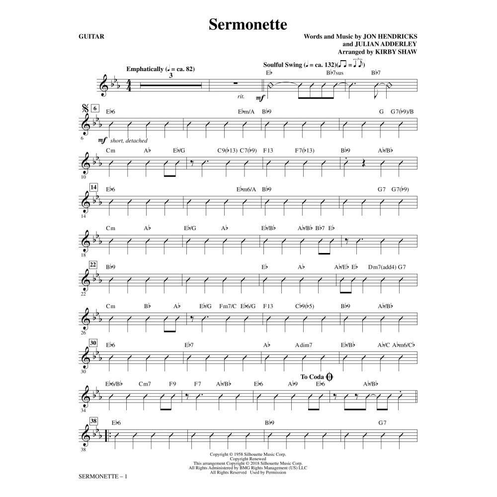 Sermonette - Guitar