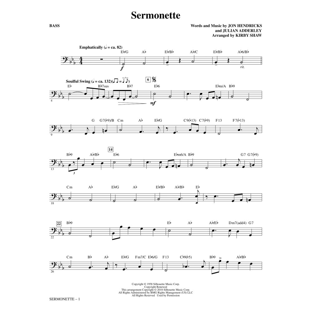 Sermonette - Bass