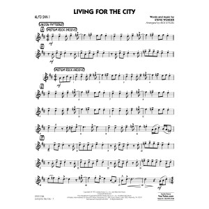 Living for the City - Alto Sax 1