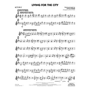 Living for the City - Alto Sax 2