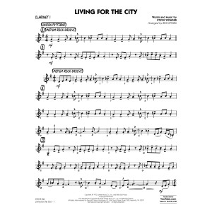 Living for the City - Bb Clarinet 1