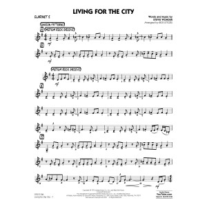 Living for the City - Bb Clarinet 2