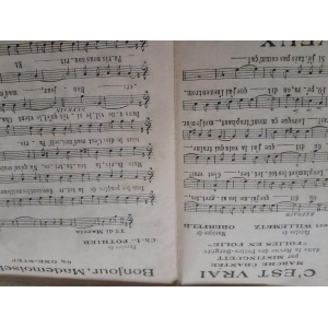 3 Marine + 7 sheet music