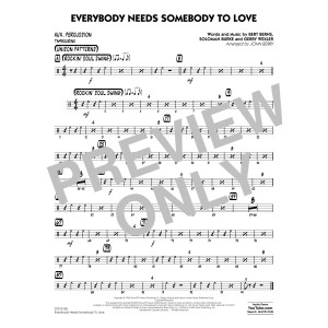 Everybody Needs Somebody to Love - Aux Percussion