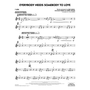 Everybody Needs Somebody to Love - F Horn