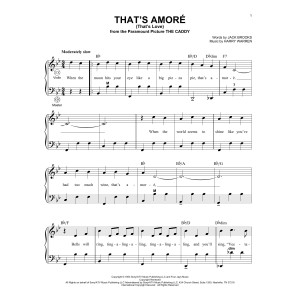That's Amore (That's Love) (arr. Gary Meisner)