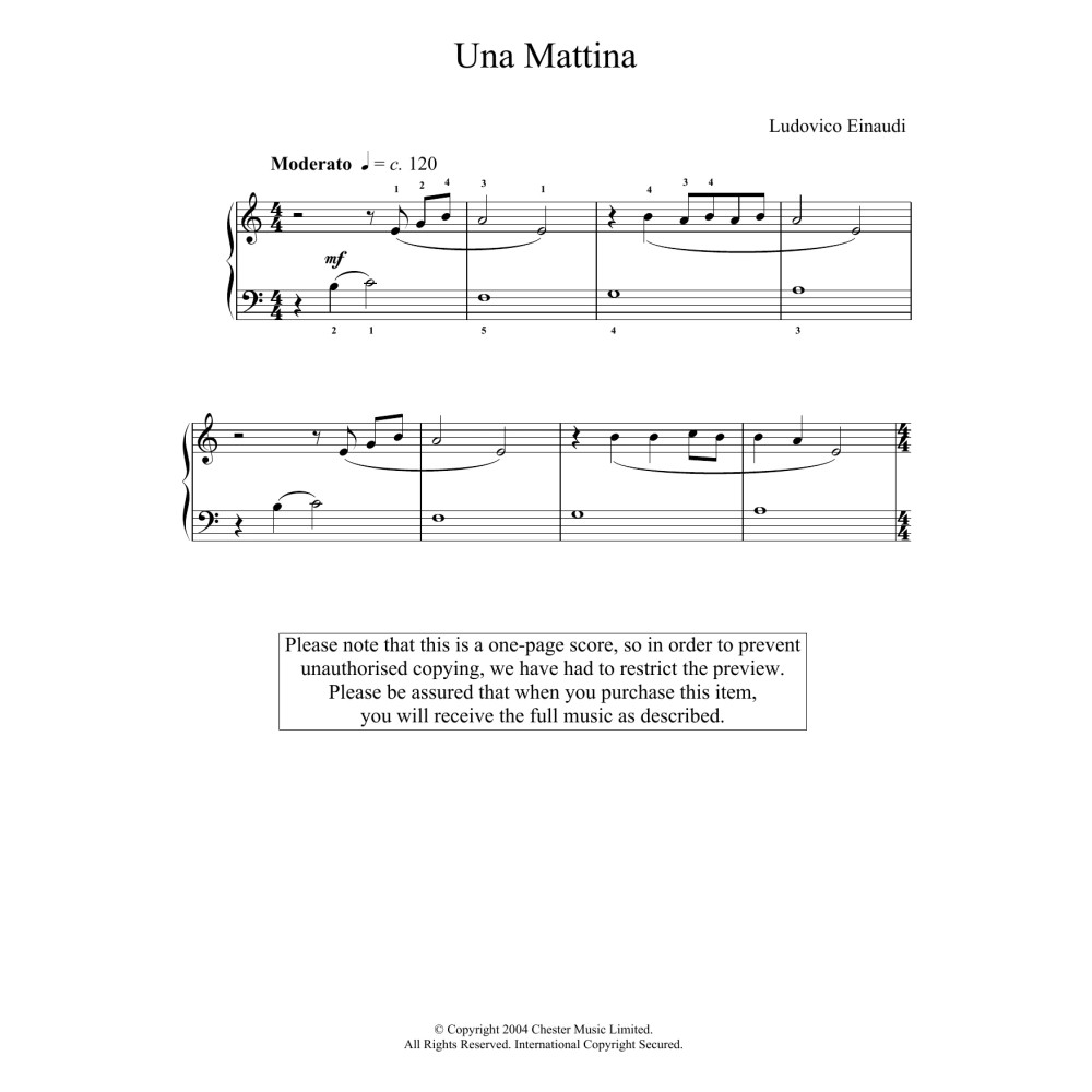 Una Mattina (abridged)