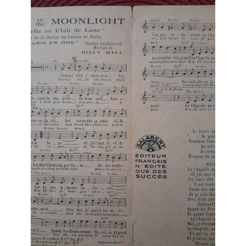 Chapelle in the moonlight