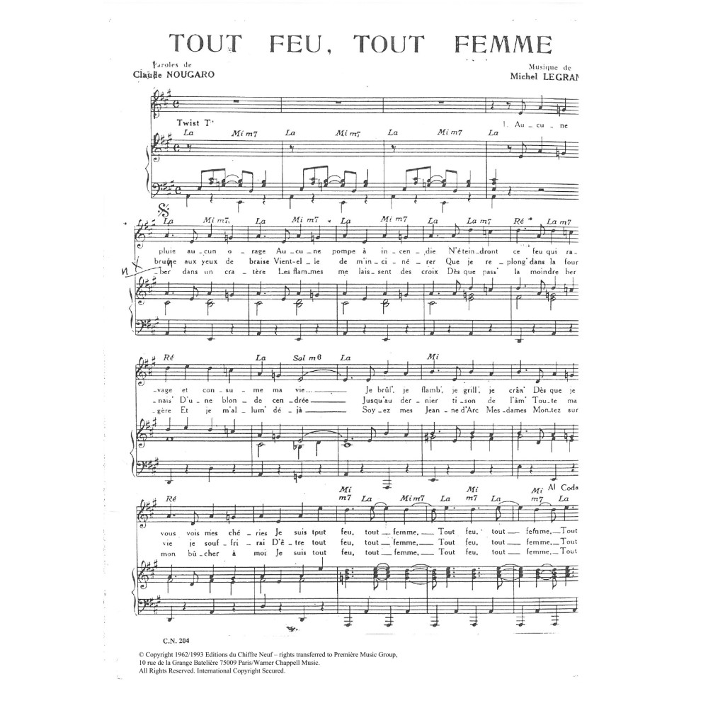 Tout Feu Tout Femme