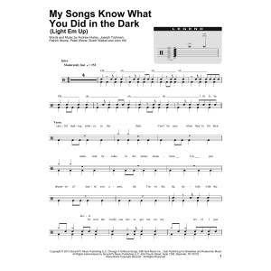 My Songs Know What You Did In The Dark (Light Em Up)