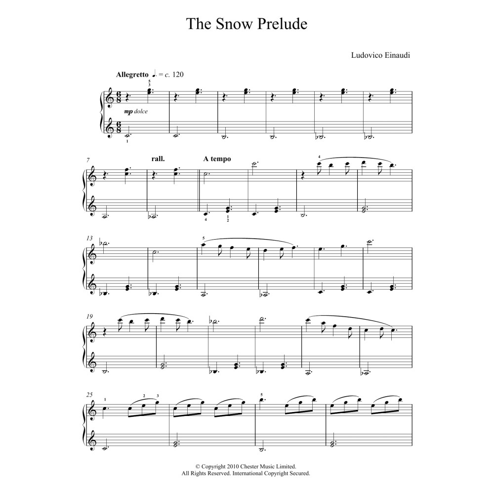 The Snow Prelude No. 3 In C Major