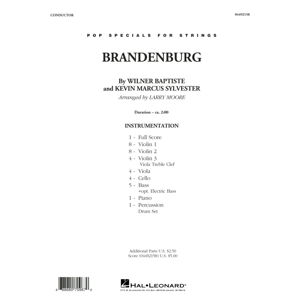 Brandenburg - Conductor Score (Full Score)